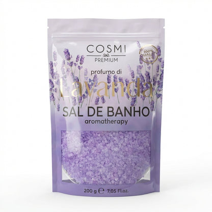 Sales de baño de aromaterapia de lavanda 200 g – Home Spa