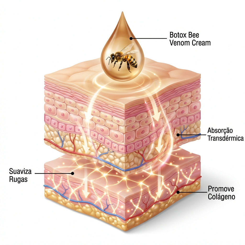 Bee Venom Cream™ - Crema Antirrugas Botox con Veneno de Abelha