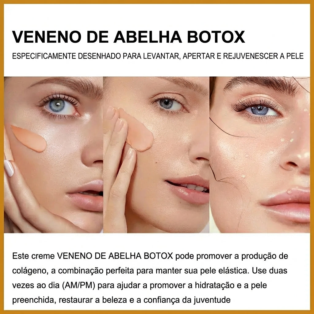 Bee Venom Cream™ - Crema Antirrugas Botox con Veneno de Abelha