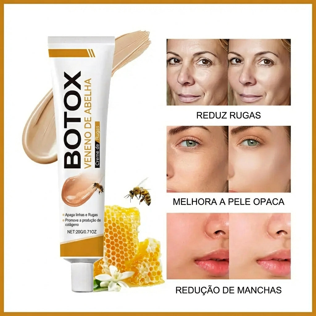 Bee Venom Cream™ - Crema Antirrugas Botox con Veneno de Abelha