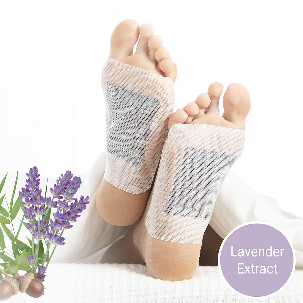 Parche desintoxicante de lavanda premium